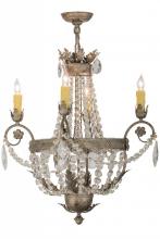 Meyda White 155186 - 26&#34;W Antonia 4 LT Chandelier