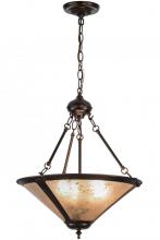 Meyda White 155459 - 17&#34; Wide Sutter Inverted Pendant