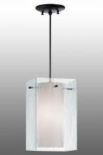 Meyda White 156047 - 7.5&#34;Sq Quadrato Mist Pendant