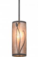 Meyda White 156371 - 5&#34;W Linifolia Mini Pendant