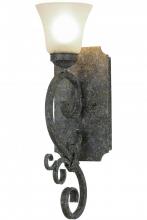 Meyda White 157050 - 6&#34;W Thierry Wall Sconce