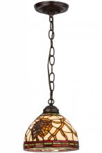 Meyda White 157395 - 8&#34; Wide Pinecone Mini Pendant