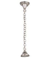 Meyda White 157721 - 5&#34; Wide Polished Nickel 1 Light Pendant Hardware