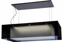 Meyda White 157722 - 48&#34; Long Quadrato Shadow Box LED Oblong Pendant