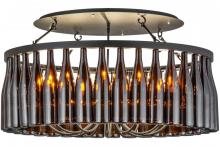 Meyda White 158309 - 38&#34;W Tuscan Vineyard Estate 36 Wine Bottle Chandelier