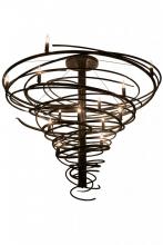 Meyda White 158869 - 48"W Cyclone 14 LT Chandelier