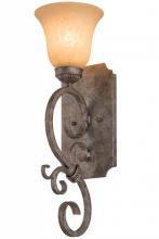 Meyda White 159082 - 6&#34;W Thierry Wall Sconce