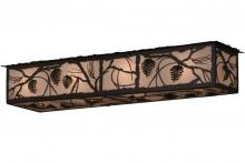 Meyda White 159992 - 50&#34; Long Whispering Pines Oblong Flushmount