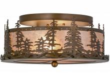 Meyda White 160561 - 16&#34;W Tall Pines Flushmount