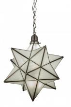 Meyda White 162855 - 18&#34; Wide Moravian Star Pendant