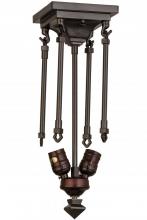 Meyda White 163230 - 16&#34;H Oil Rubbed Bronze 2 LT Semi-Flushmount Hardware