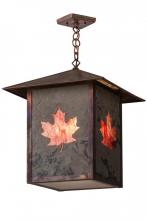 Meyda White 163424 - 16&#34;Sq Seneca Maple Leaf Pendant