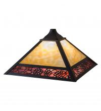 Meyda White 16361 - 13&#34; Square Mission Shade