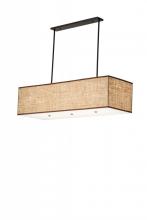 Meyda White 163750 - 59&#34;L Quadrato Lounge Oblong Pendant