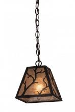 Meyda White 166549 - 8&#34;Sq Branches Pendant