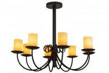 Meyda White 168314 - 40"W Atria 8 LT Chandelier