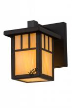 Meyda White 168890 - 5&#34;W Hyde Park Double Bar Mission Solid Mount Wall Sconce