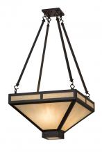 Meyda White 169069 - 18"Sq Whitewing Inverted Pendant