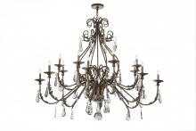 Meyda White 169173 - 60"W French Elegance 16 LT Chandelier