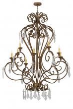 Meyda White 169309 - 48&#34;W Josephine 10 LT Chandelier