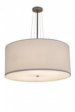 Meyda White 171176 - 36&#34;W Cilindro White Textrene Pendant