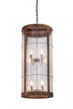 Meyda White 171566 - 18&#34; Wide Villa 8 Light Pendant