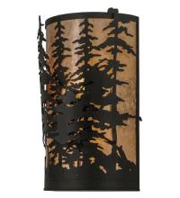 Meyda White 17289 - 12&#34; Wide Tall Pines Wall Sconce