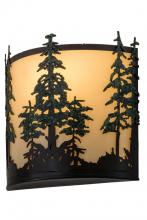 Meyda White 173383 - 12&#34;W Tall Pines Wall Sconce