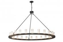 Meyda White 173625 - 72&#34; Wide Loxley 24 Light Chandelier