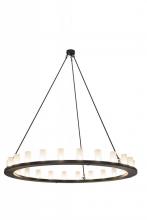 Meyda White 174744 - 72&#34;W Loxley 24 LT Chandelier