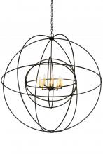 Meyda White 175340 - 60" Wide Atom Enerjisi 8 Light Chandelier