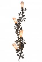 Meyda White 176714 - 12&#34;W Vinca Vine 4 LT Wall Sconce