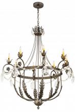 Meyda White 178081 - 40&#34; Wide Antonia 8 Light Chandelier