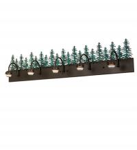 Meyda White 178528 - 48&#34; Wide Tall Pines 5 LT Vanity Hardware