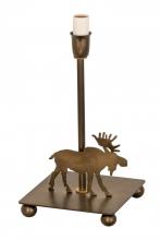 Meyda White 179117 - 10.5&#34;H Lone Moose Table Base