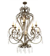 Meyda White 179688 - 48&#34;W Josephine 10 LT Chandelier