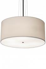 Meyda White 180894 - 36&#34; Wide Cilindro White Textrene Pendant