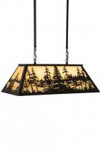 Meyda White 182464 - 36&#34;L Tall Pines Oblong Pendant