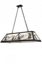 Meyda White 182506 - 48&#34; Long Alpine Oblong Pendant