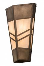 Meyda White 182998 - 12&#34; Wide Santa Fe Wall Sconce