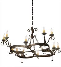 Meyda White 183798 - 60&#34;W Andorra 12 LT Chandelier