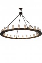 Meyda White 184951 - 72"W Loxley 24 LT Chandelier