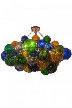 Meyda White 185262 - 56&#34;W Bijoux Colores Chandelier