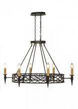 Meyda White 18600 - 43&#34; Wide Topridge 6 Light Chandelier