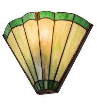 Meyda White 189865 - 11&#34; Wide Wide Caprice Wall Sconce