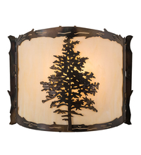 Meyda White 190071 - 12&#34; Wide Tamarack Wall Sconce