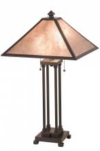 Meyda White 190083 - 28&#34; High Sutter Table Lamp