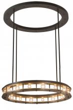 Meyda White 191696 - 49&#34; Wide Alva Cilindro 16 Light Pendant