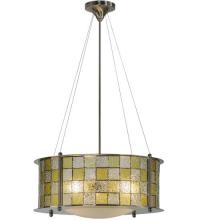 Meyda White 19323 - 22&#34;W Utopia Tessella Pendant