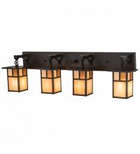 Meyda White 194873 - 39&#34;Wide Hyde Park &#34;T&#34; Mission 4 Light Vanity Light